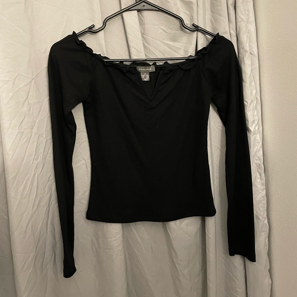Off The Shoulder Long Sleeve Top